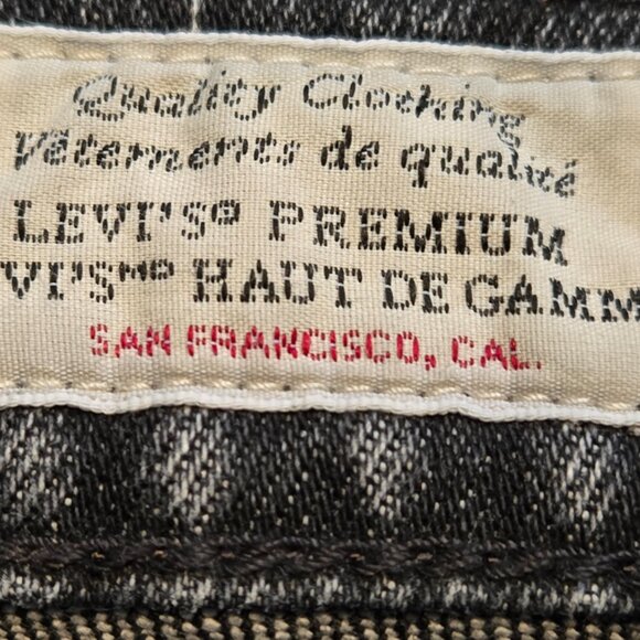 Levi's Gray Skinny Jeans for Women - Picture 6 of 7